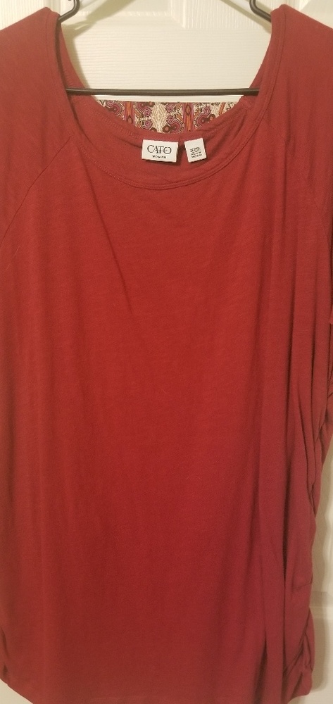 Tshirt, long torso with rousing